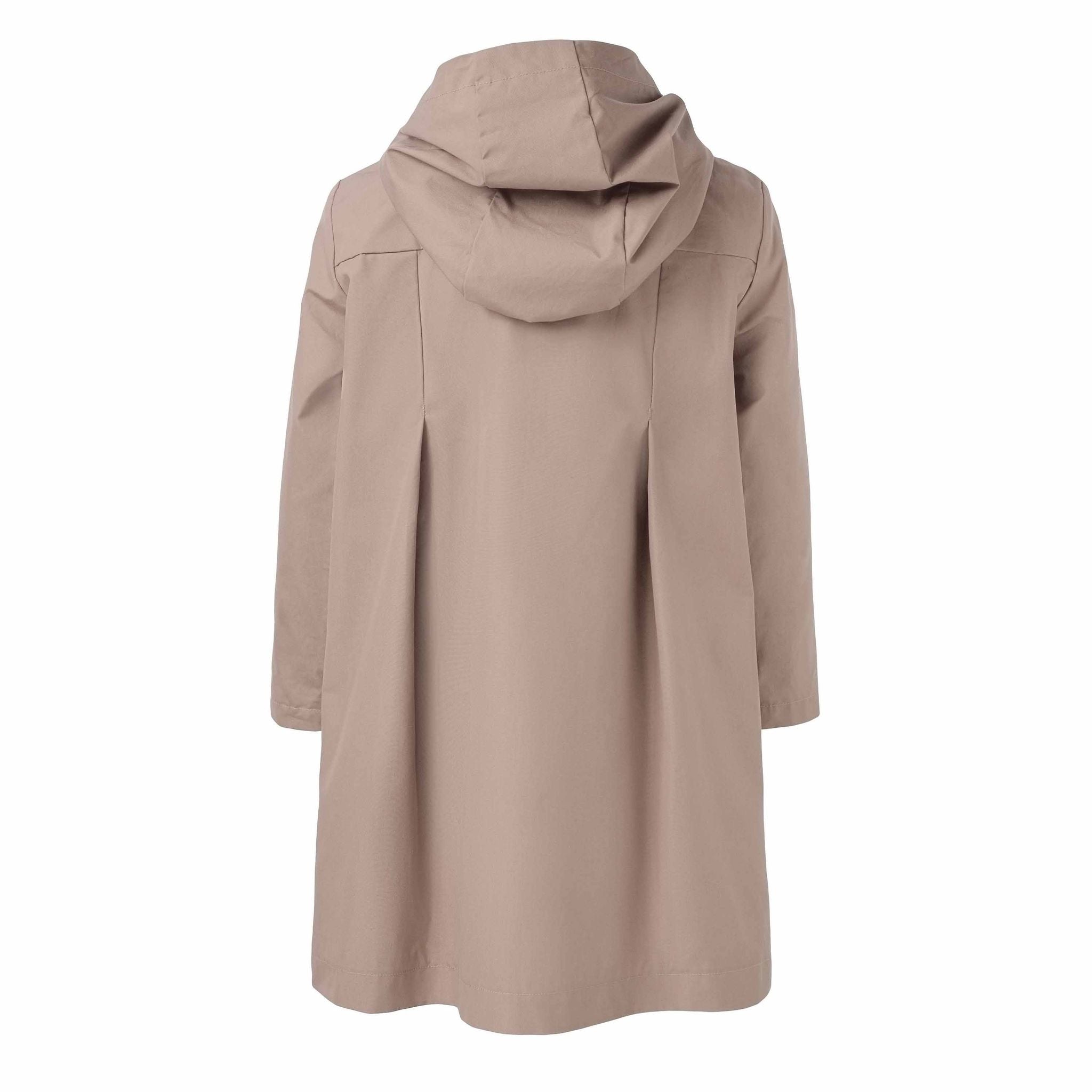 Kids Light Beige Organic Cotton Parka – Unisex – Sizes 6-16 Years