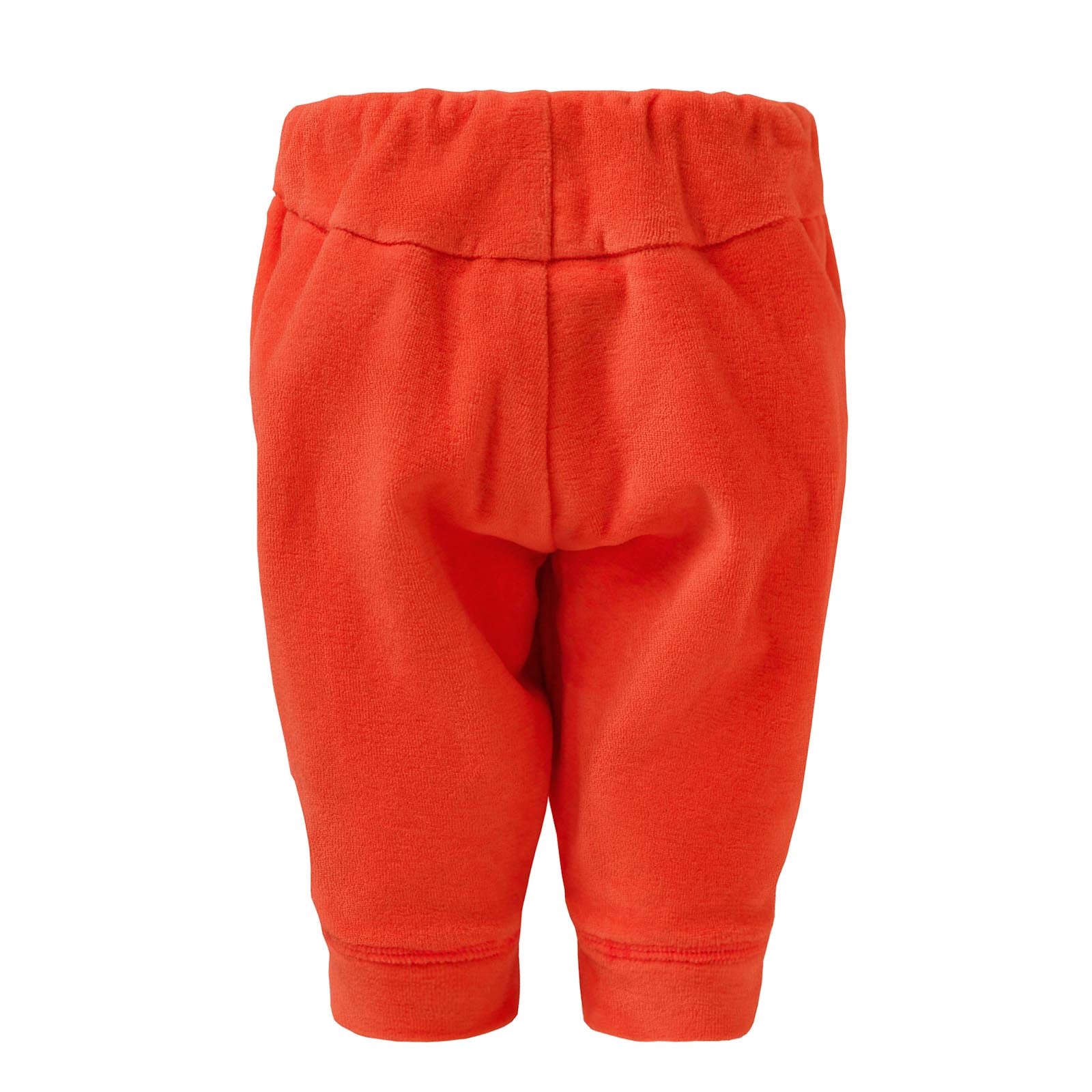 Organic Cotton Unisex Orange Terry Pants – Sizes 6 Months–2 Years