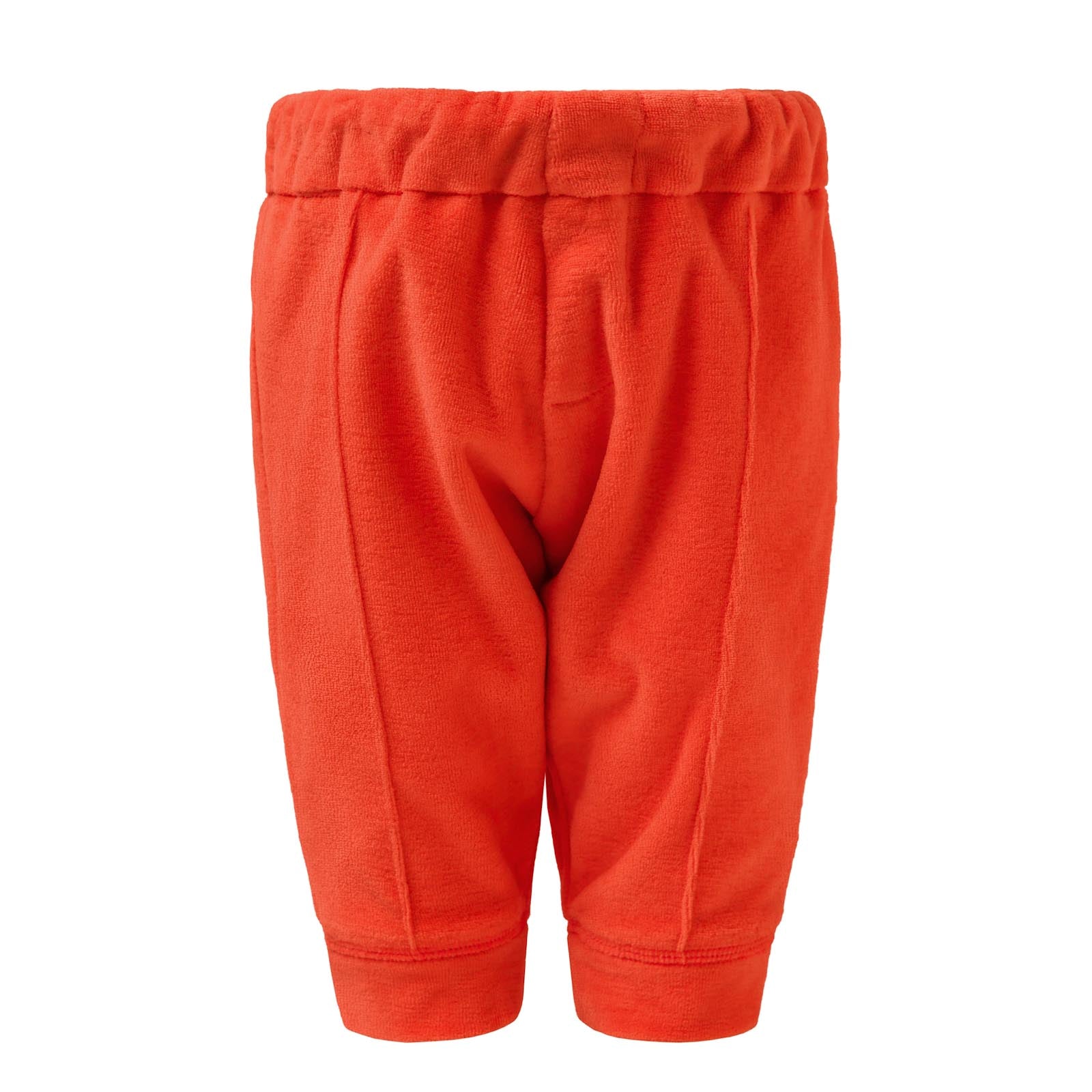 Organic Cotton Unisex Orange Terry Pants – Sizes 6 Months–2 Years