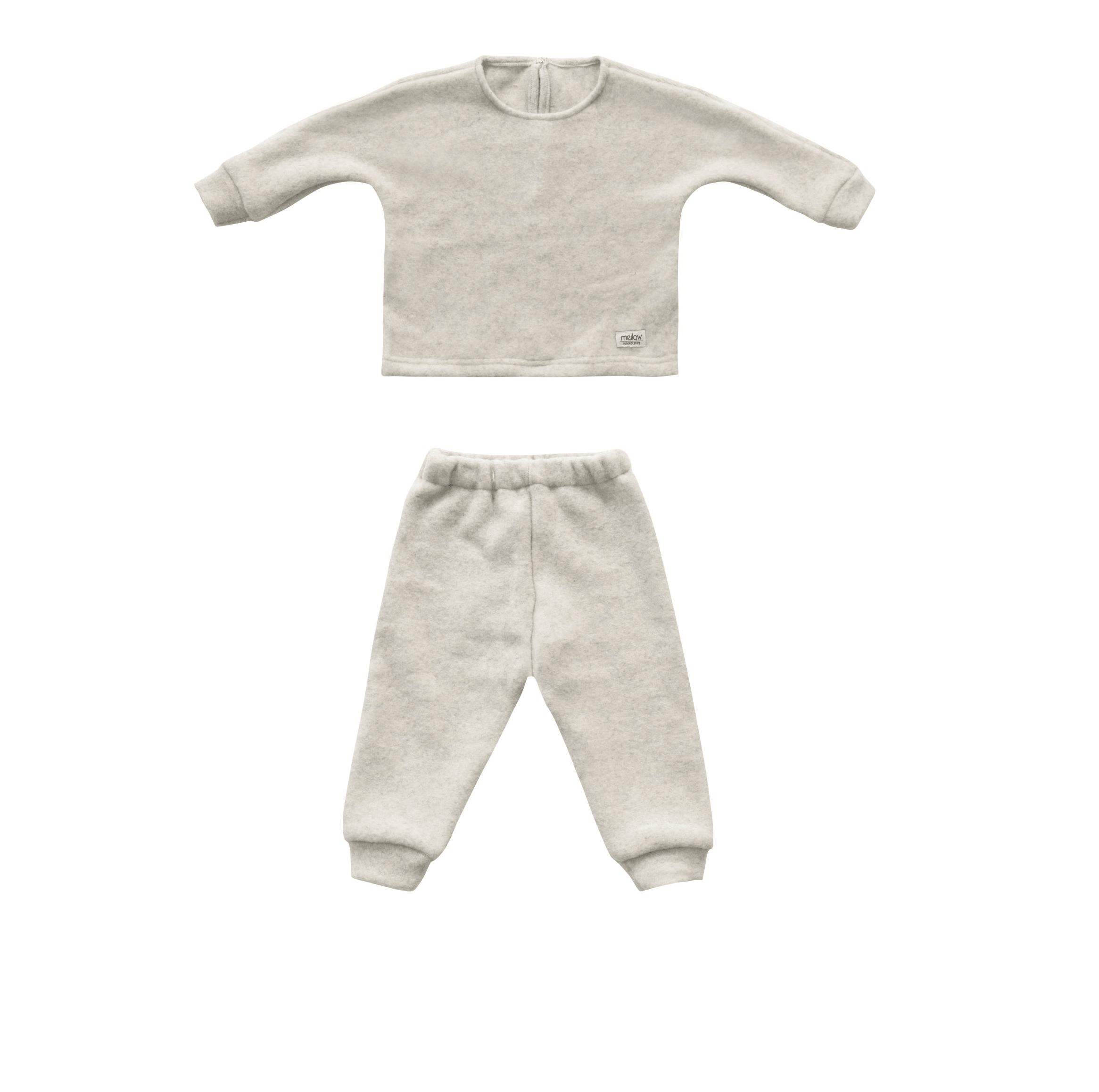 Wool Baby Set – Light Grey – Sizes Premmie to 1 Year