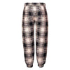 Kids Black & White Tartan Unisex Pants – Organic Cotton, Sizes 4–16 Years
