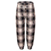 Kids Black & White Tartan Unisex Pants – Organic Cotton, Sizes 4–16 Years