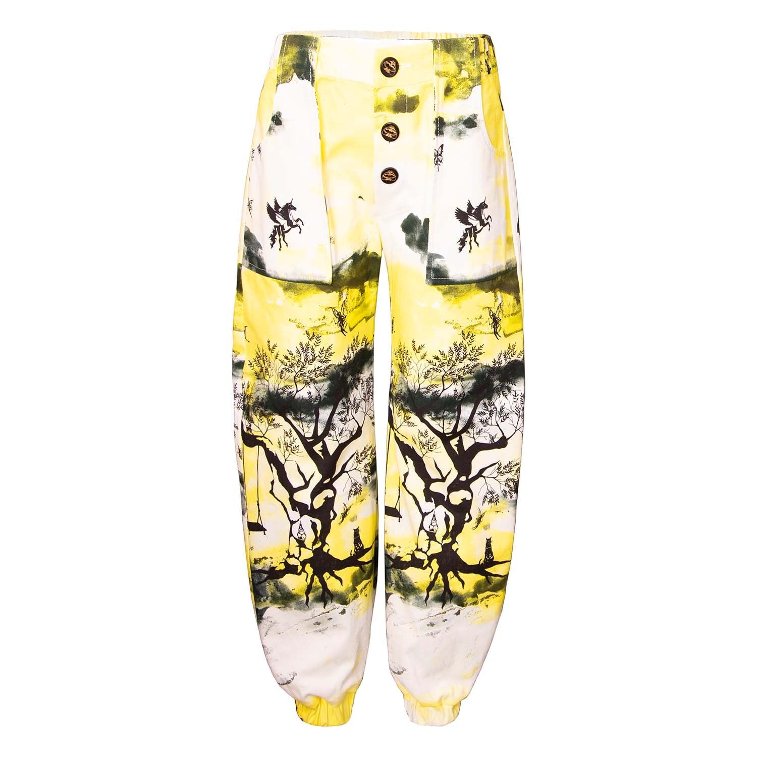Kids Pants with Print – GOTS Certified Organic Cotton, Sizes 4–12 Years