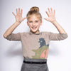 Beige Knitted Kids Sweater – Kids Unisex – Sizes 4-16 Years – Organic Cotton