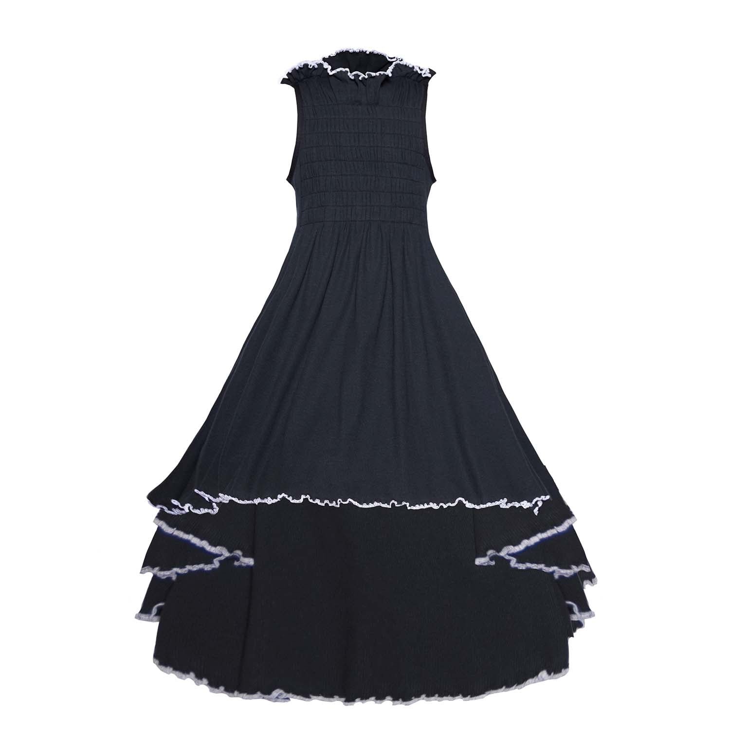Wednesday Black Dress for Girls – Organic Cotton – Sizes 4-16 Years