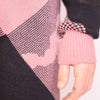 Kids Pink and Black Unisex Knit Pants – Organic Cotton, Sizes 4–12 Years