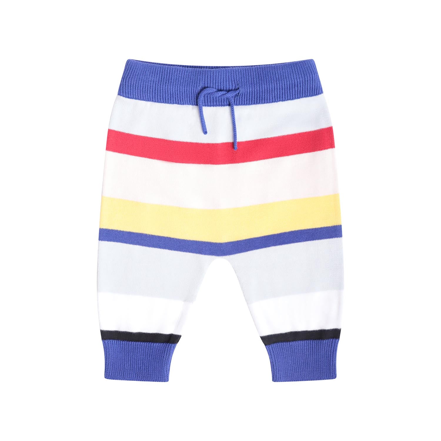 Organic Cotton Unisex Bright Stripes Pants – Sizes 6 Months–10 Years