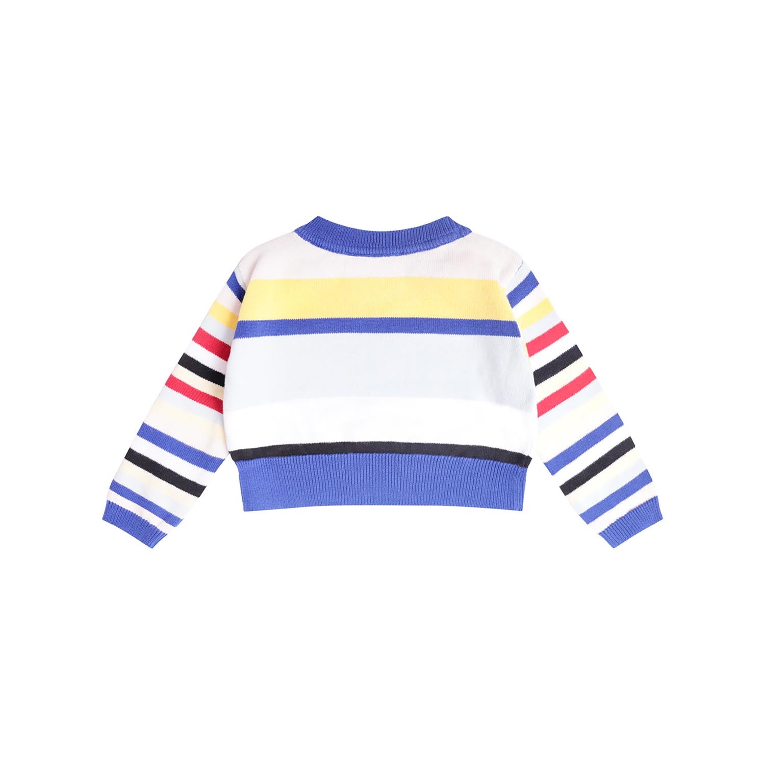 Striped Bright Sweater – Kids Unisex – Sizes 6 Months-2 Years – Organic Cotton