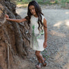 Off-White Organic Cotton T-Shirt Dress with Wind Mill – Girls – Sizes 2-16 Years