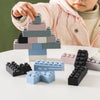 Soft Silicone Large Particle Building Blocks Assembled Educational Toys – Recommended Age 6+ Months
