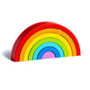 Rainbow Silicone Building Blocks for Early Education