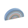 Rainbow Silicone Building Blocks for Early Education