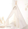 Kids Cotton Play Tent – Natural Cotton Canvas – Solid Wood Frame – Recommended Age 18 Months+
