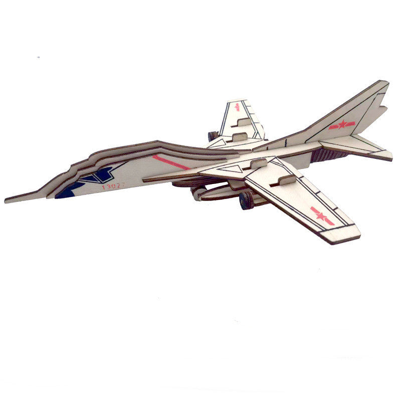 Wooden 3D Educational Puzzle Toys Aviation & Vehicles – Recommended Age 3+ Years