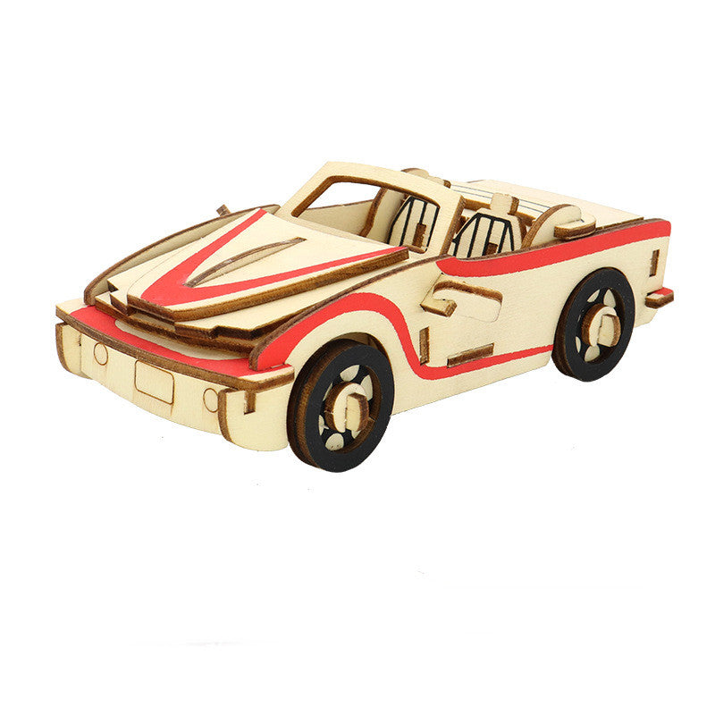 Wooden 3D Educational Puzzle Toys Aviation & Vehicles – Recommended Age 3+ Years