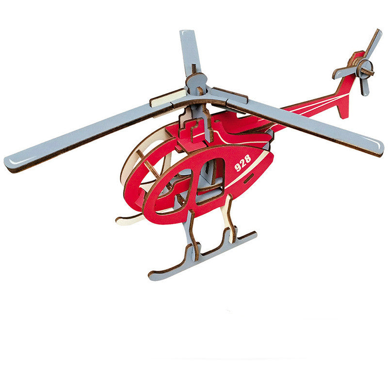 Wooden 3D Educational Puzzle Toys Aviation & Vehicles – Recommended Age 3+ Years