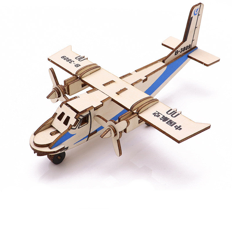 Wooden 3D Educational Puzzle Toys Aviation & Vehicles – Recommended Age 3+ Years