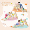 NNECW 7-in-1 Wood Triangle Climbing Toys for Toddlers-Multicolour-2