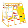 Indoor Jungle Gym – 8-in-1 Wooden Playset, Monkey Bars, Swing, Slide – Unisex, Recommended Ages 1+ Years