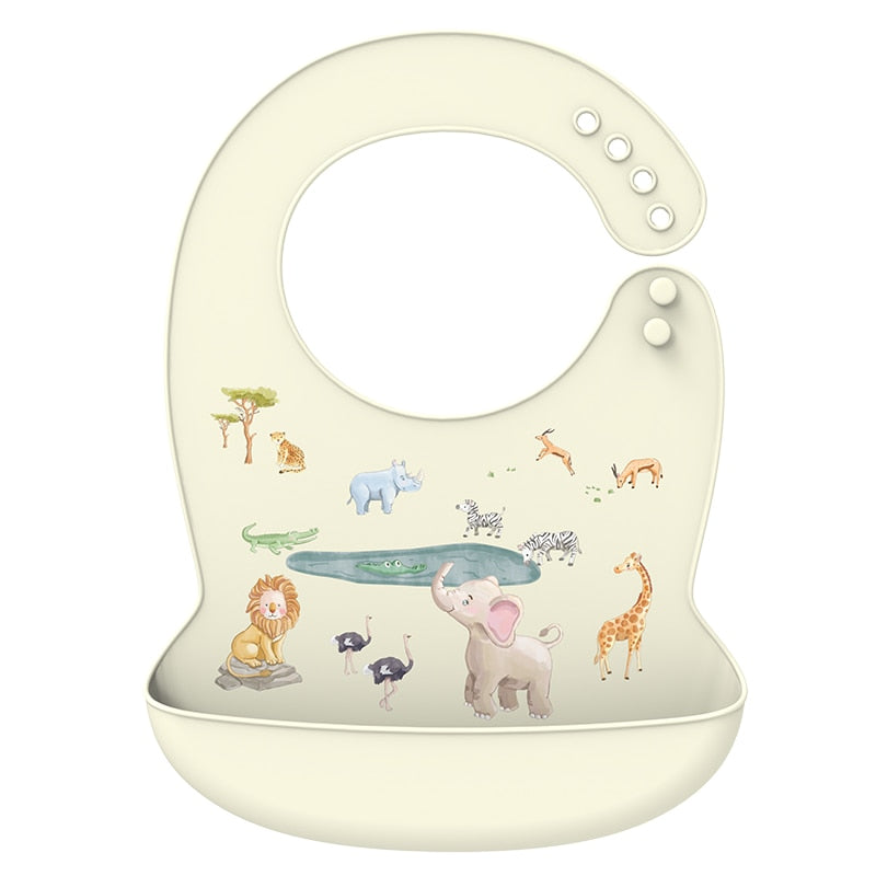 Silicone Babi Bib Waterproof - antzoulatousbabystore