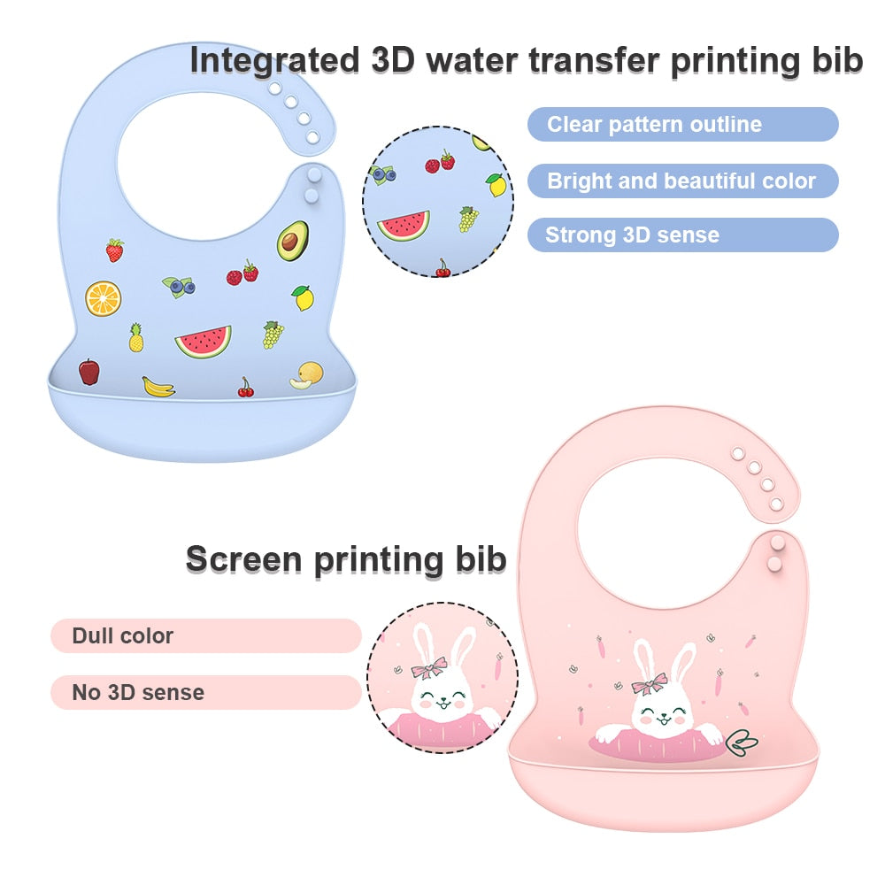 Silicone Babi Bib Waterproof - antzoulatousbabystore