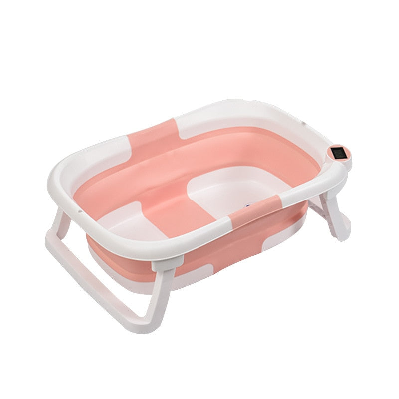 Real-time Temperature Silicone Foldable Baby Take A Bath - antzoulatousbabystore