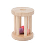 Wood Rolling Cage Bell